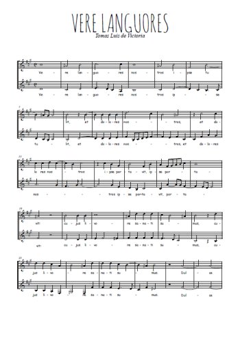 Tomas Luis de Victoria - Vere languores